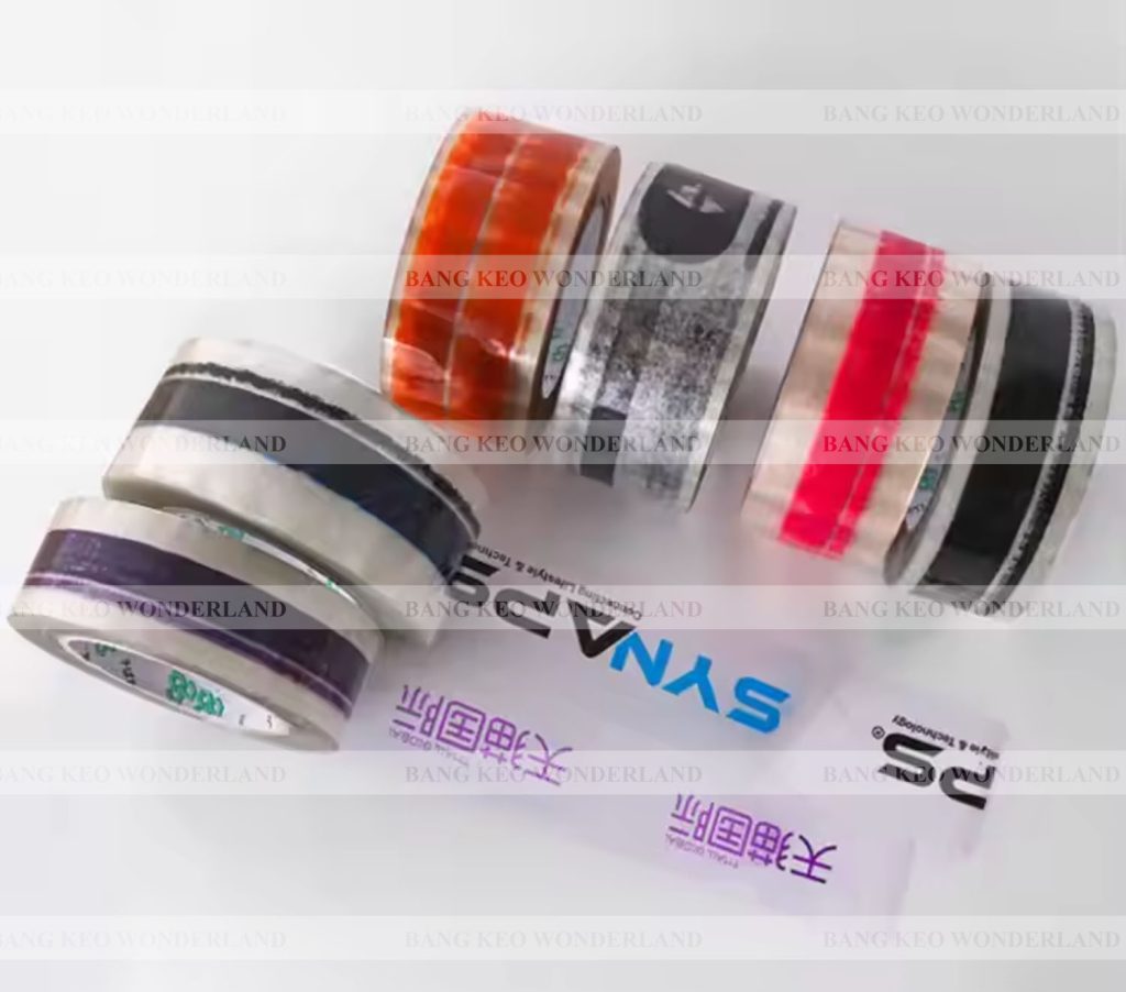 BĂNG KEO IN LOGO NỀN TRONG CHẤT LƯỢNG CAO