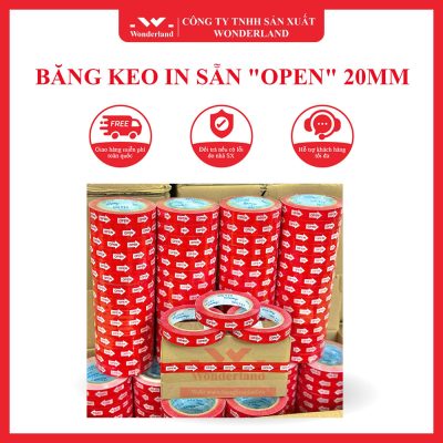 BĂNG KEO IN SẴN OPEN 20MM