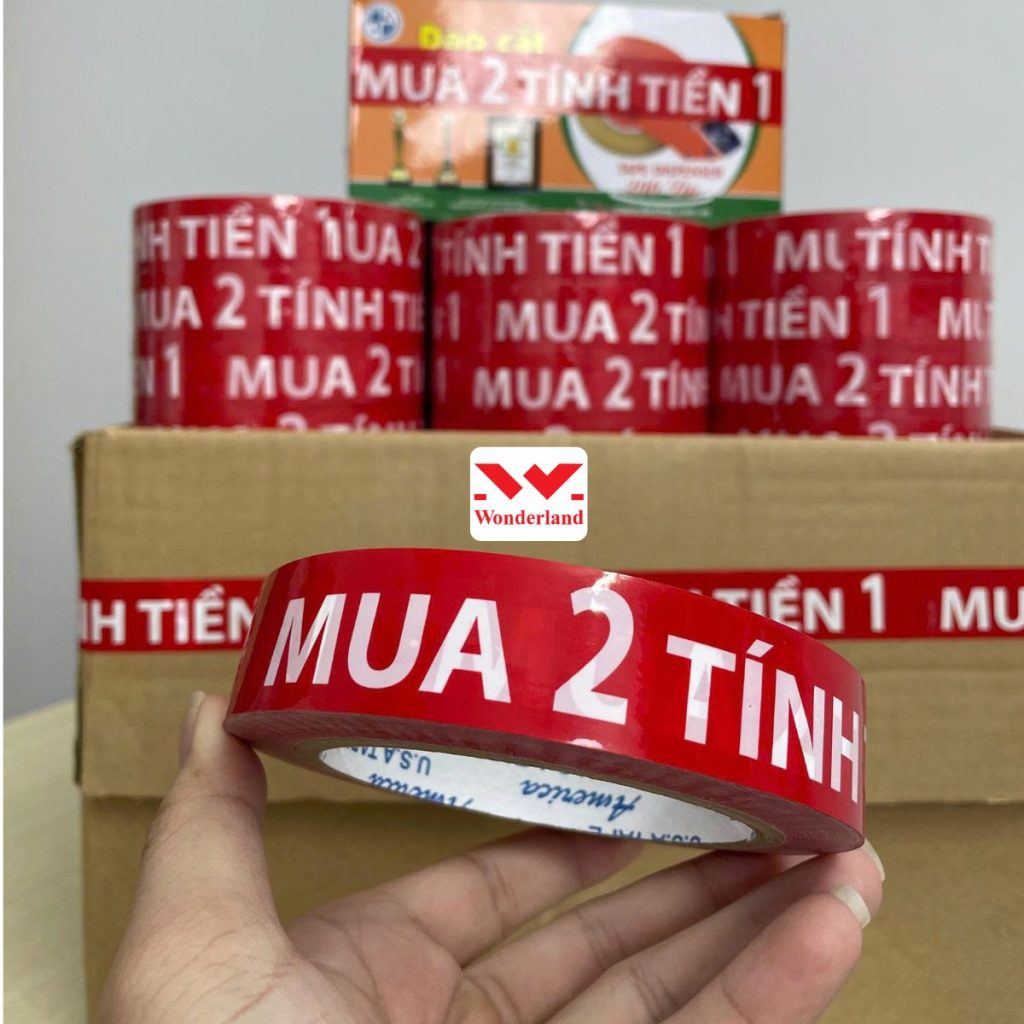 BĂNG KEO IN SẴN KHUYẾN MÃI "MUA 2 TÍNH TIỀN 1" ĐỘC ĐÁO