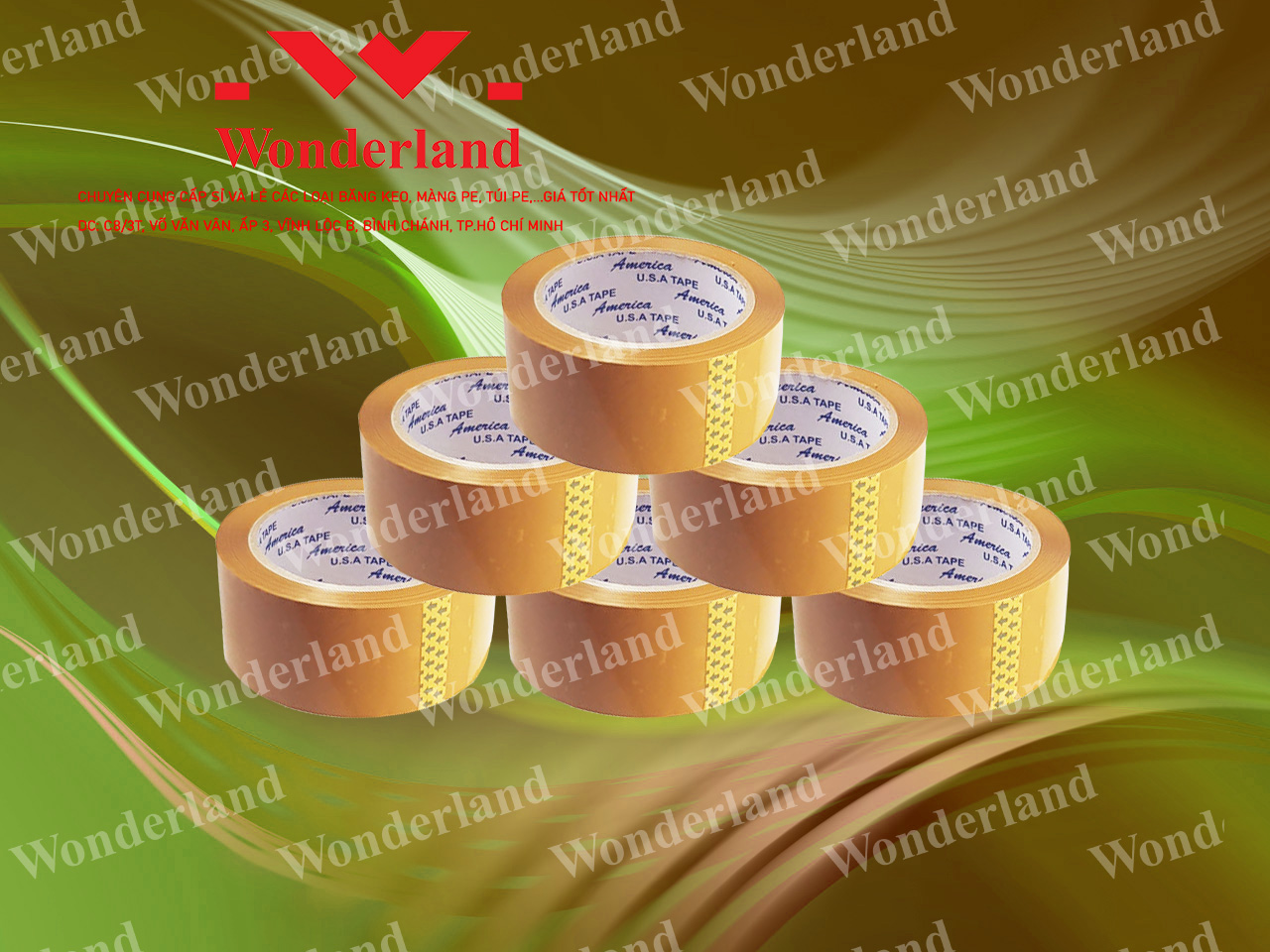 BĂNG KEO ĐỤC 0.8KG LÕI 3.5LI CHẤT LƯỢNG CAO WONDERLAND GIÁ SỈ TỐT NHẤT
