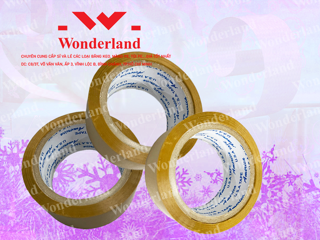 BĂNG KEO ĐỤC 0.8KG LÕI 5LI CHẤT LƯỢNG CAO WONDERLAND GIÁ SỈ TỐT NHẤT
