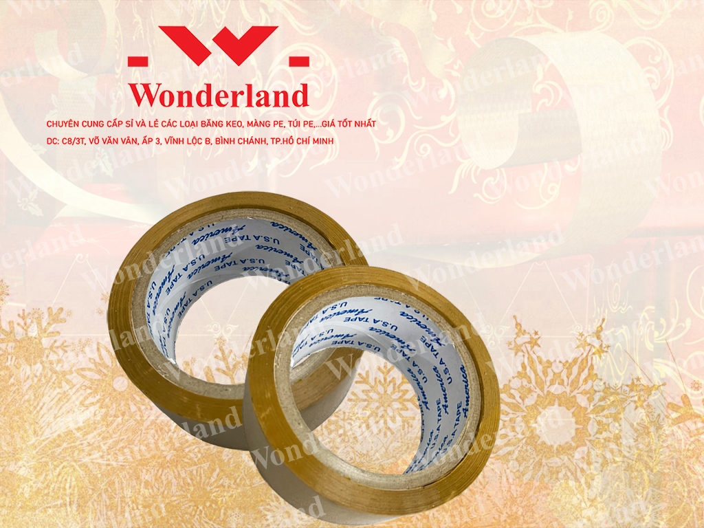 BĂNG KEO ĐỤC 0.8KG LÕI 5LI CHẤT LƯỢNG CAO WONDERLAND