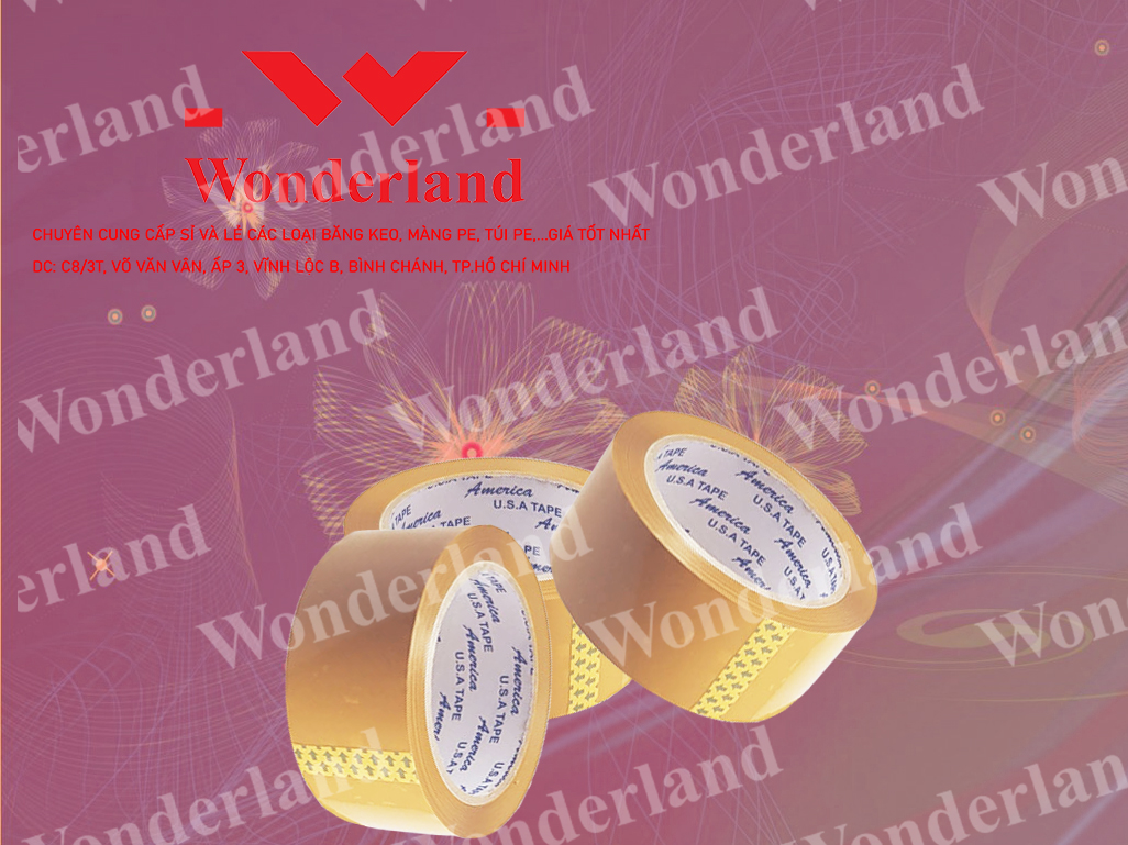 BĂNG KEO ĐỤC 1.1KG LÕI 3.5LI CHẤT LƯỢNG CAO WONDERLAND GIÁ SỈ TỐT NHẤT