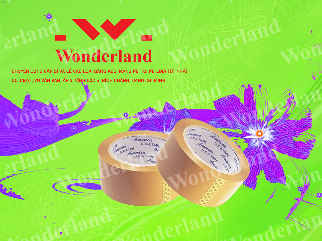 BĂNG KEO ĐỤC 1.1KG LÕI 3.5LI CHẤT LƯỢNG CAO WONDERLAND