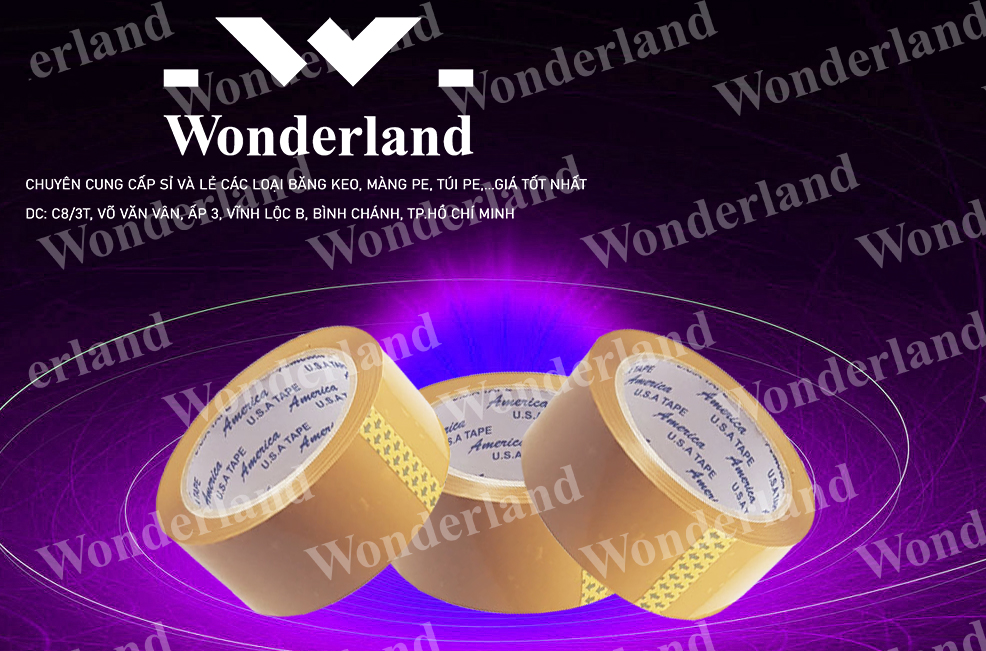 BĂNG KEO ĐỤC 1.6KG LÕI 3.5LI CHẤT LƯỢNG CAO WONDERLAND GIÁ SỈ TỐT NHẤT