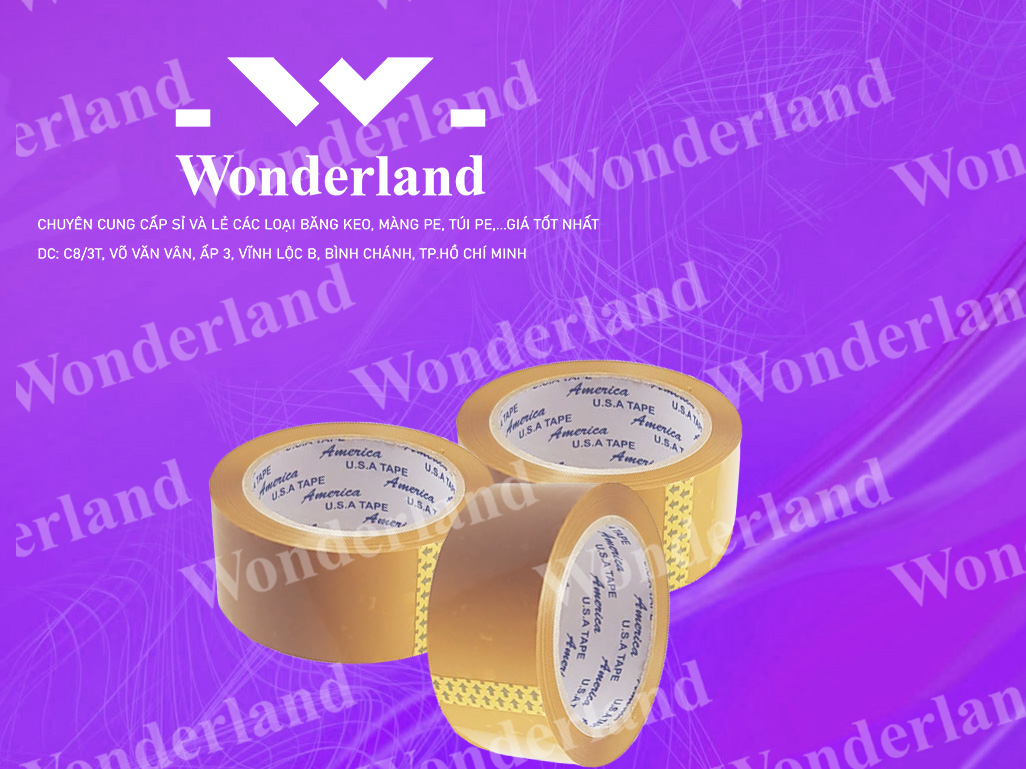 BĂNG KEO ĐỤC 1KG LÕI 3.5LI CHẤT LƯỢNG CAO WONDERLAND GIÁ SỈ TỐT NHẤT