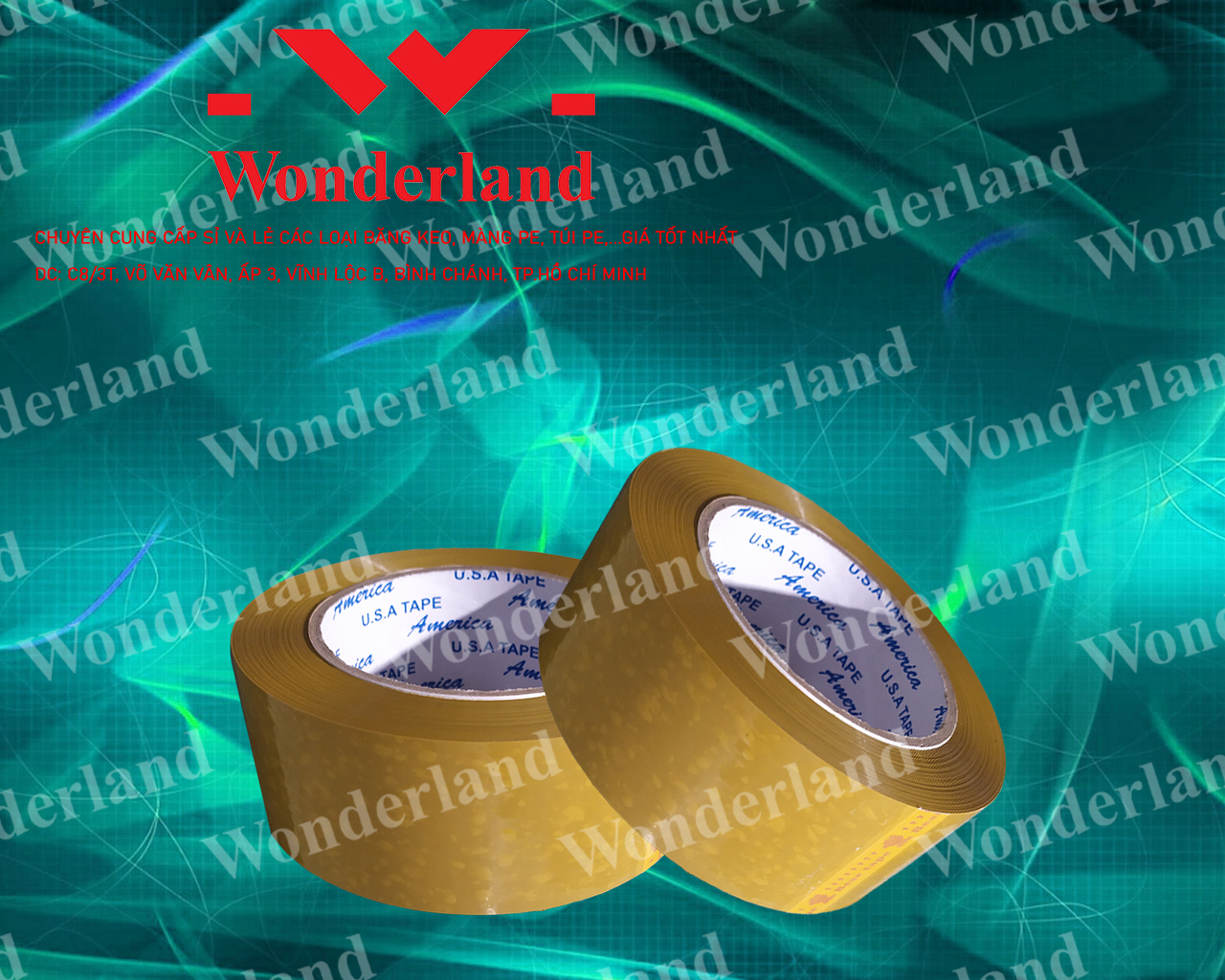 BĂNG KEO ĐỤC 2.3KG LÕI 3.5LI CHẤT LƯỢNG CAO WONDERLAND