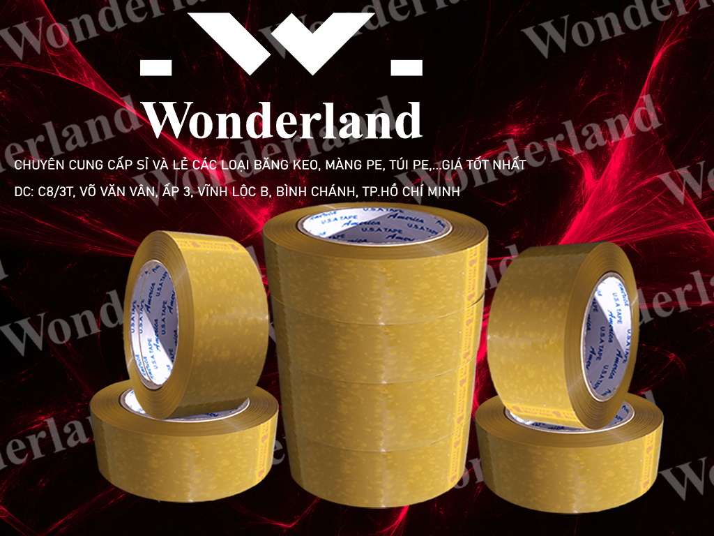 BĂNG KEO ĐỤC 2.5KG LÕI 3.5LI CHẤT LƯỢNG CAO WONDERLAND GIÁ SỈ TỐT NHẤT
