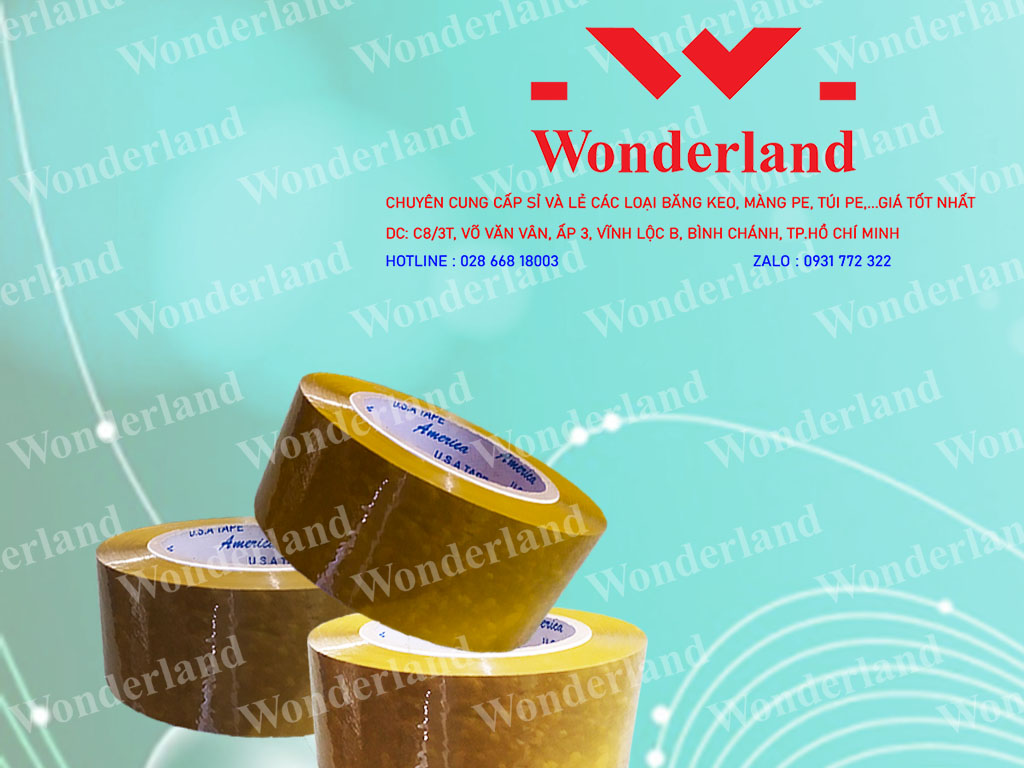 BĂNG KEO ĐỤC 2.5KG LÕI 5LI CHẤT LƯỢNG CAO WONDERLAND