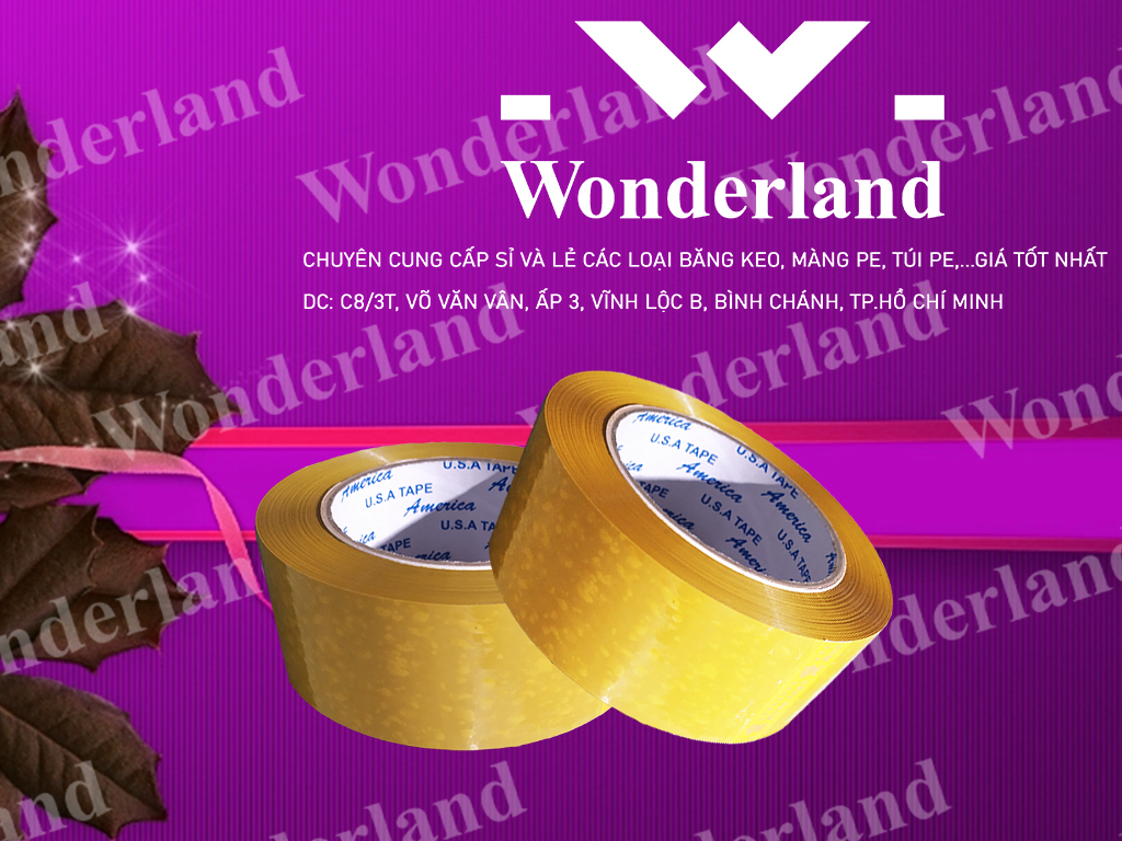 BĂNG KEO ĐỤC 2.9KG LÕI 3.5LI CHẤT LƯỢNG CAO WONDERLAND