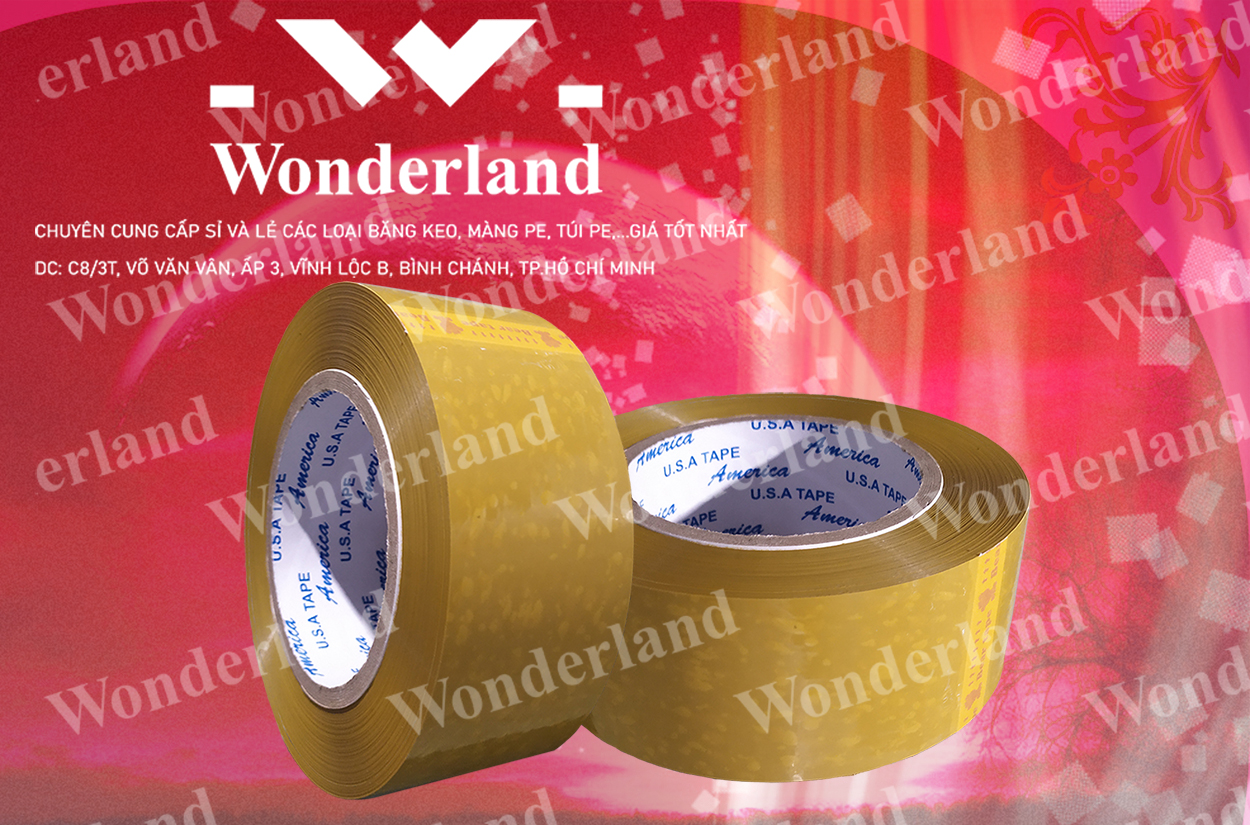 BĂNG KEO ĐỤC 2.9KG LÕI 5LI CHẤT LƯỢNG CAO WONDERLAND