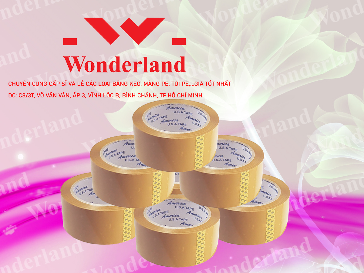 BĂNG KEO ĐỤC 2KG LÕI 3.5LI CHẤT LƯỢNG CAO WONDERLAND GIÁ SỈ TỐT NHẤT