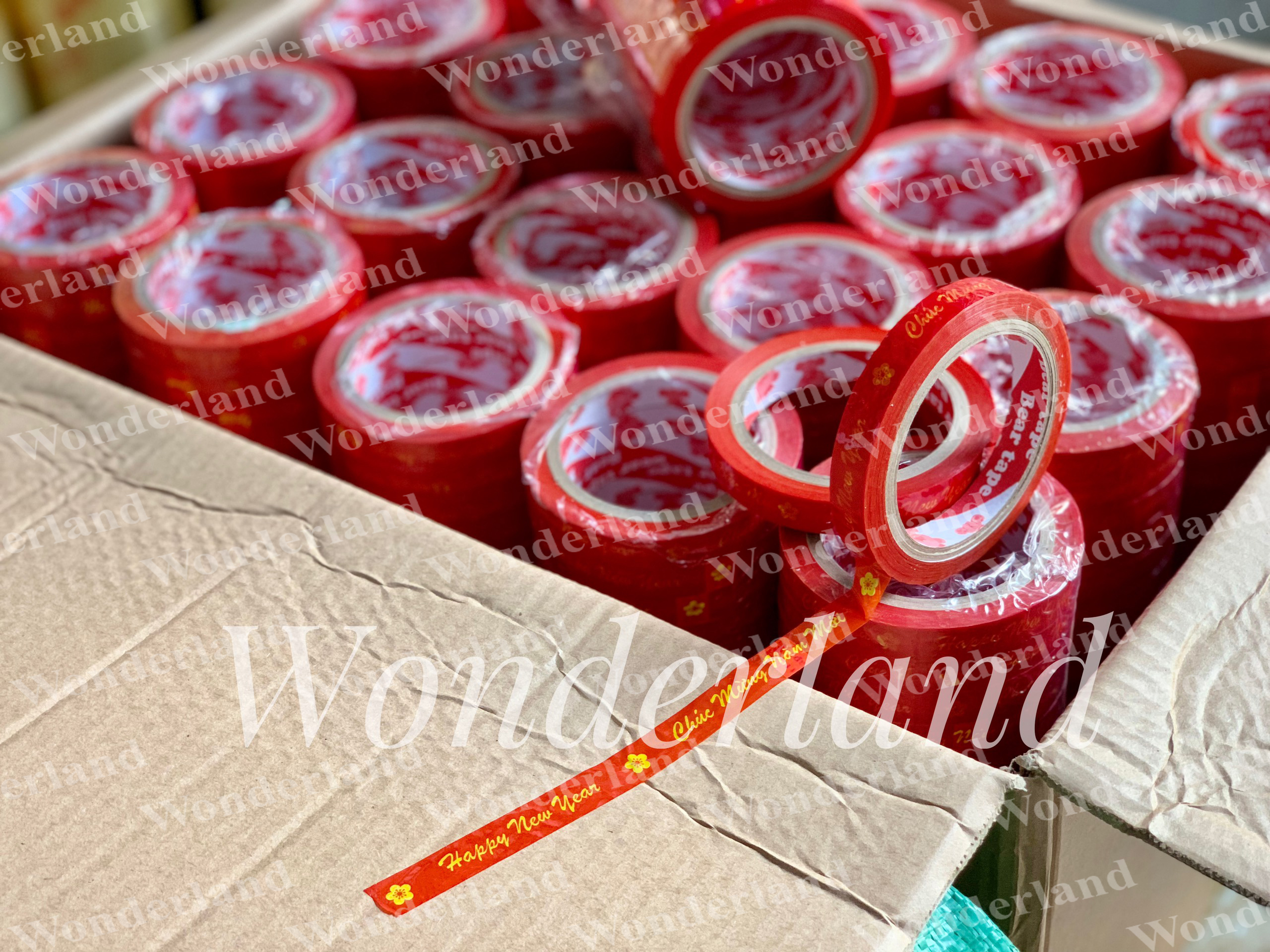 BĂNG KEO IN CHỮ DÁN LY CÀ PHÊ 15MM WONDERLAND CHẤT LƯỢNG CAO GIÁ SỈ TỐT NHẤT