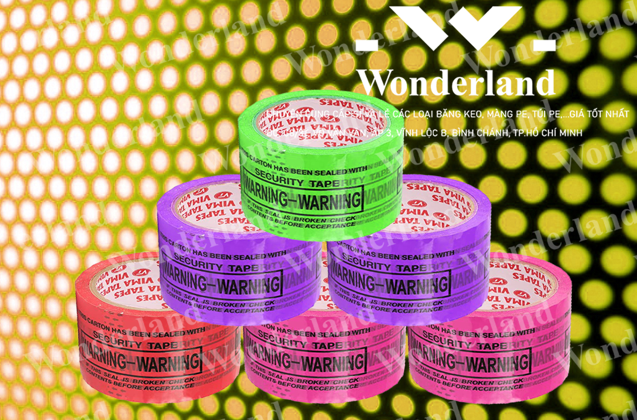 BĂNG KEO IN LOGO SIZE 64MM CHẤT LƯỢNG CAO WONDERLAND GIÁ SỈ TỐT NHẤT