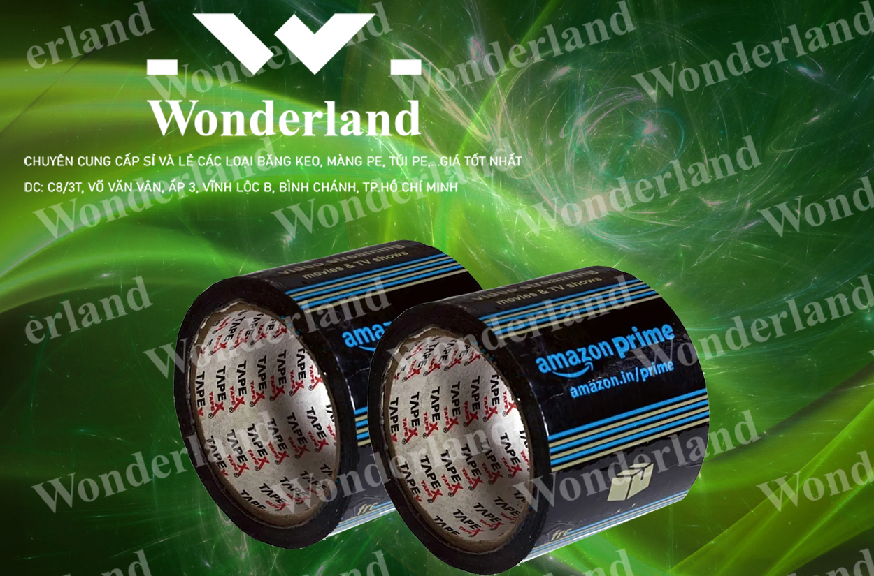 BĂNG KEO IN LOGO 84MM CHẤT LƯỢNG CAO WONDERLAND