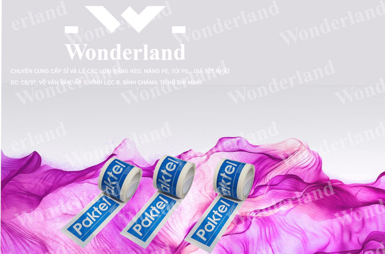 BĂNG KEO IN LOGO SIZE 50MM CHẤT LƯỢNG CAO WONDERLAND