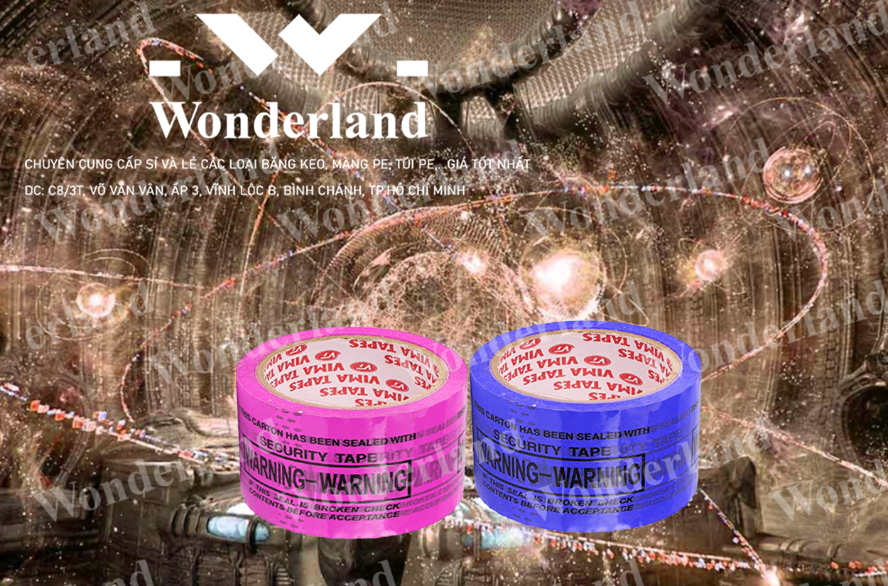 BĂNG KEO IN LOGO SIZE 60MM CHẤT LƯỢNG CAO WONDERLAND