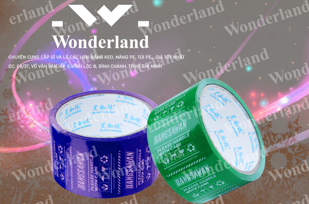 BĂNG KEO IN LOGO SIZE 68MM CHẤT LƯỢNG CAO WONDERLAND