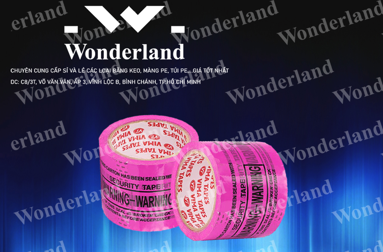 BĂNG KEO IN LOGO SIZE 82MM CHẤT LƯỢNG CAO WONDERLAND