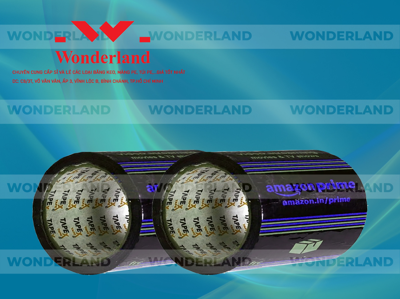 BĂNG KEO IN LOGO SIZE 87MM CHẤT LƯỢNG CAO WONDERLAND