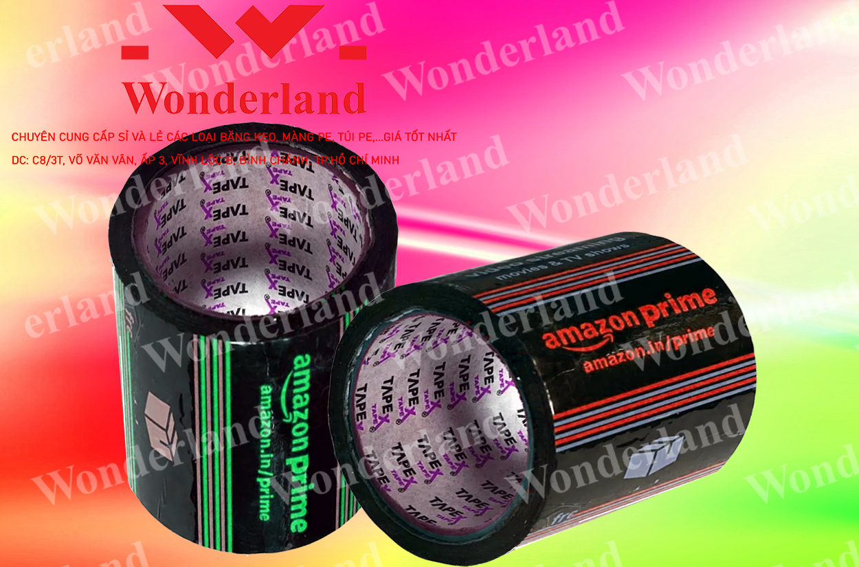 BĂNG KEO IN LOGO 90MM CHẤT LƯỢNG CAO WONDERLAND