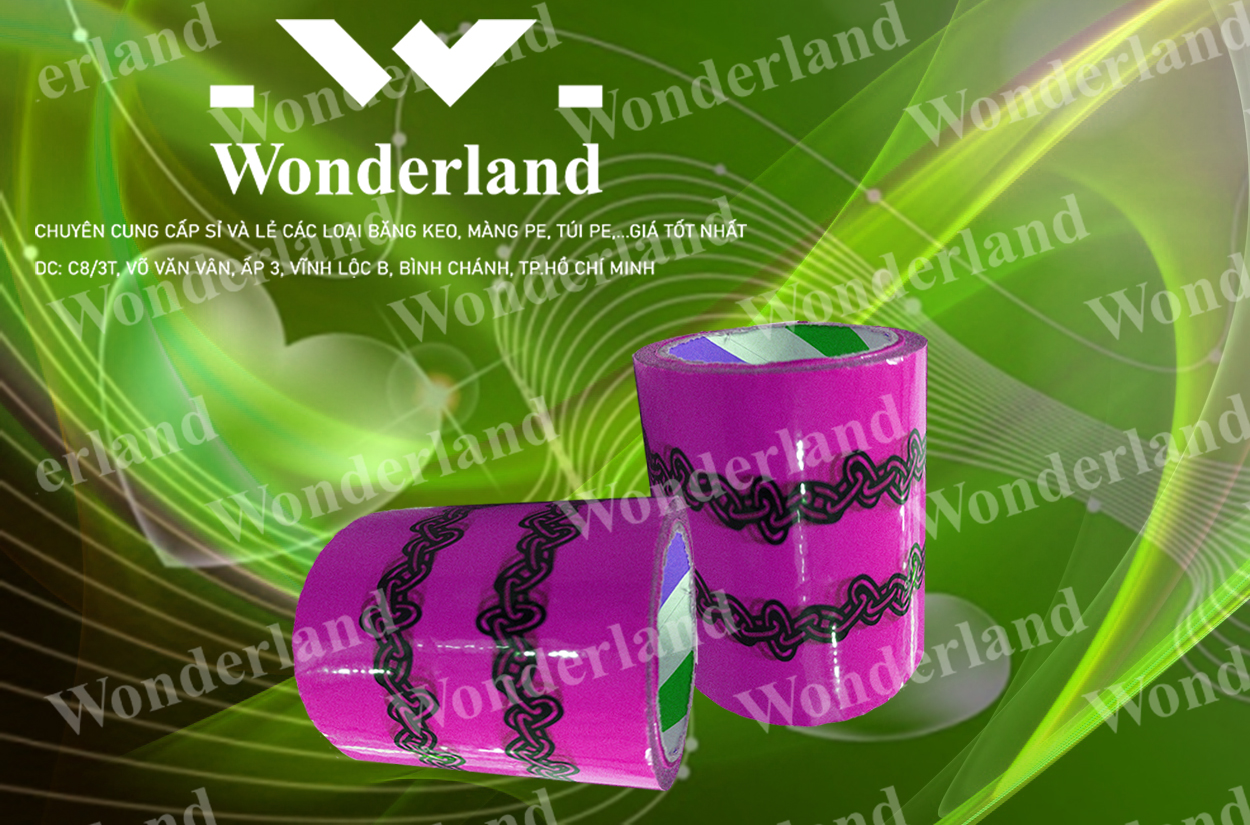 BĂNG KEO IN LOGO SIZE 96MM CHẤT LƯỢNG CAO WONDERLAND GIÁ SỈ TỐT NHẤT