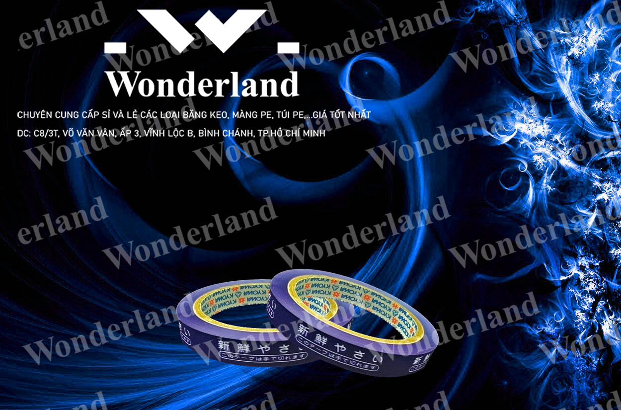 BĂNG KEO IN SIZE 11MM CHẤT LƯỢNG CAO WONDERLAND