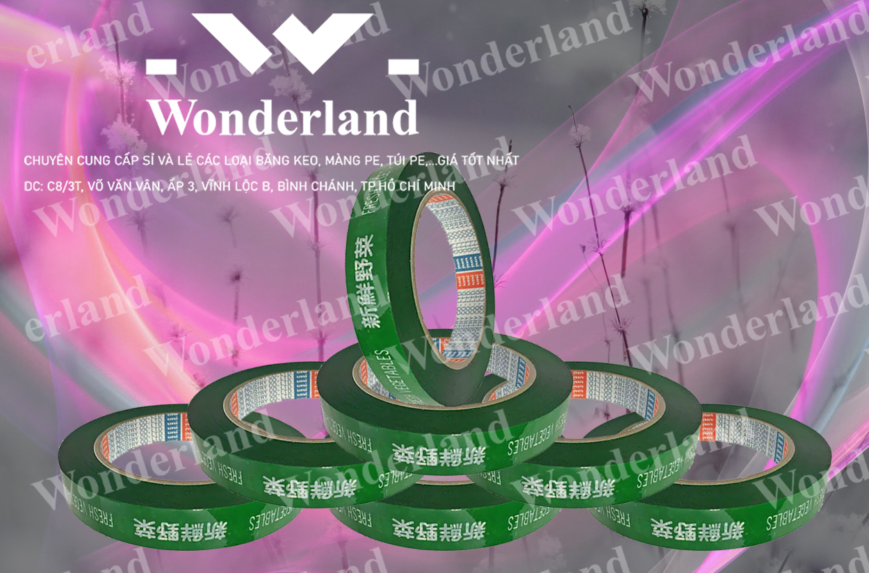 BĂNG KEO IN SIZE 13MM CHẤT LƯỢNG CAO WONDERLAND GIÁ SỈ TỐT NHẤT