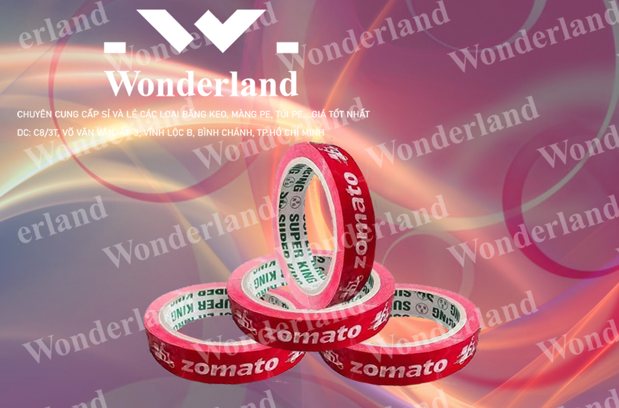 BĂNG KEO IN SIZE 17MM CHẤT LƯỢNG CAO WONDERLAND GIÁ SỈ TỐT NHẤT