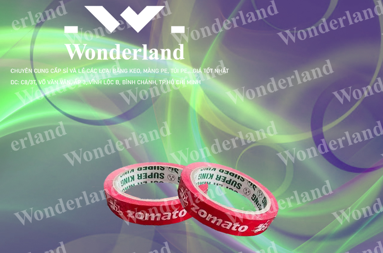 BĂNG KEO IN SIZE 17MM CHẤT LƯỢNG CAO WONDERLAND