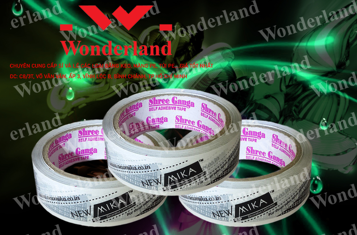 BĂNG KEO IN SIZE 38MM CHẤT LƯỢNG CAO WONDERLAND GIÁ SỈ TỐT NHẤT
