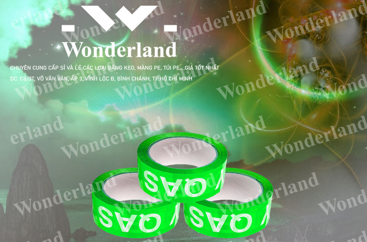 BĂNG KEO IN SIZE 45MM CHẤT LƯỢNG CAO WONDERLAND