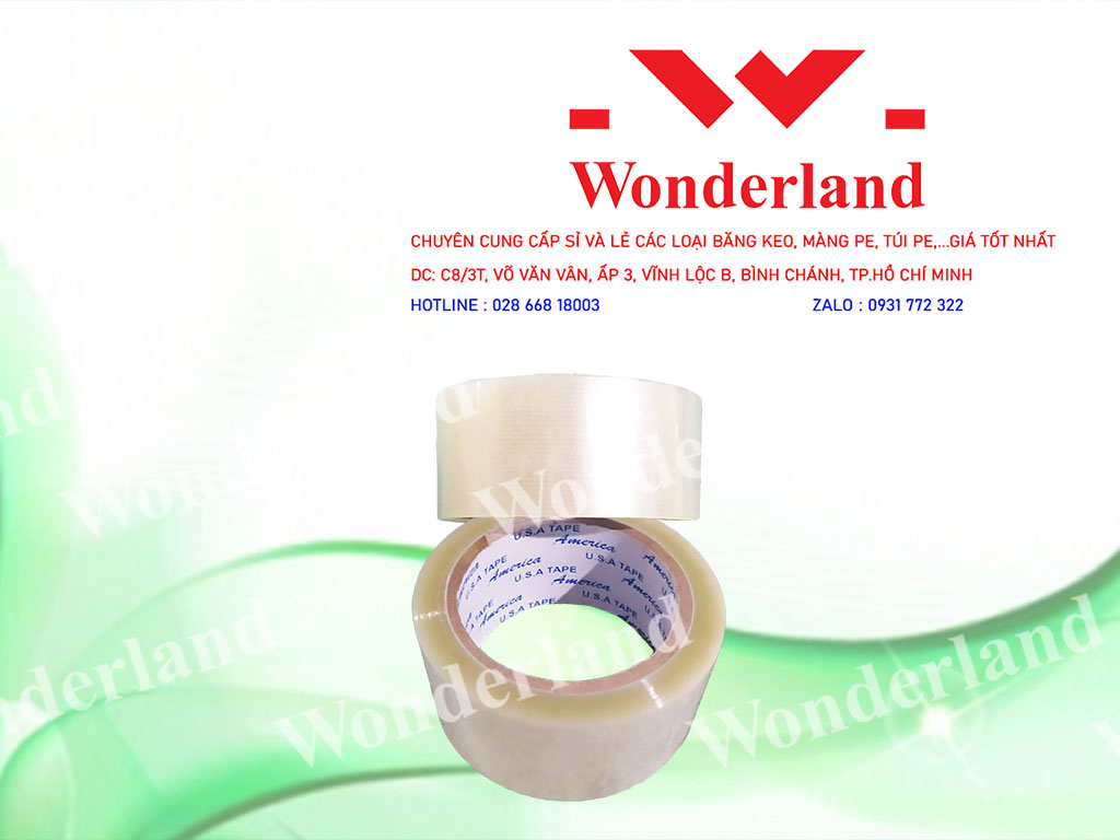 BĂNG KEO TRONG 1.1KG LÕI 5LI GIÁ RẺ