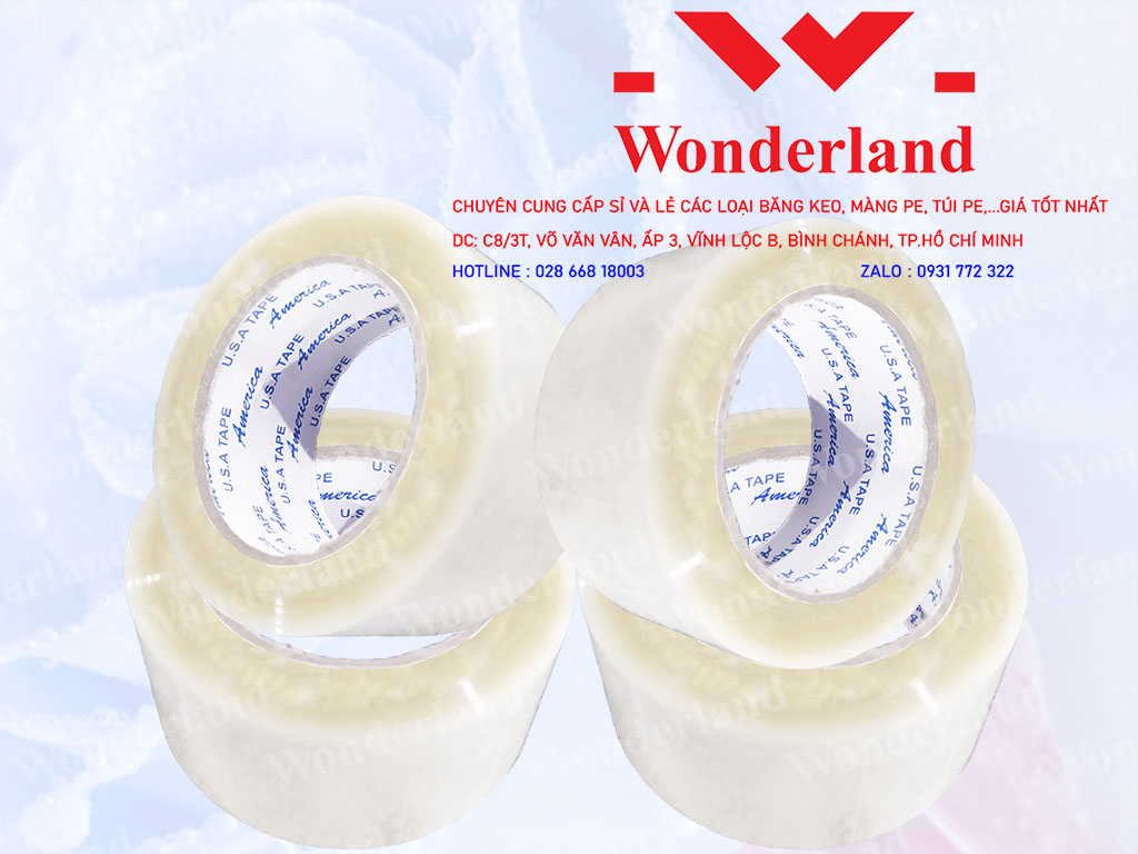 BĂNG KEO TRONG 1.6KG LÕI 3.5LI GIÁ SỈ TỐT NHẤT