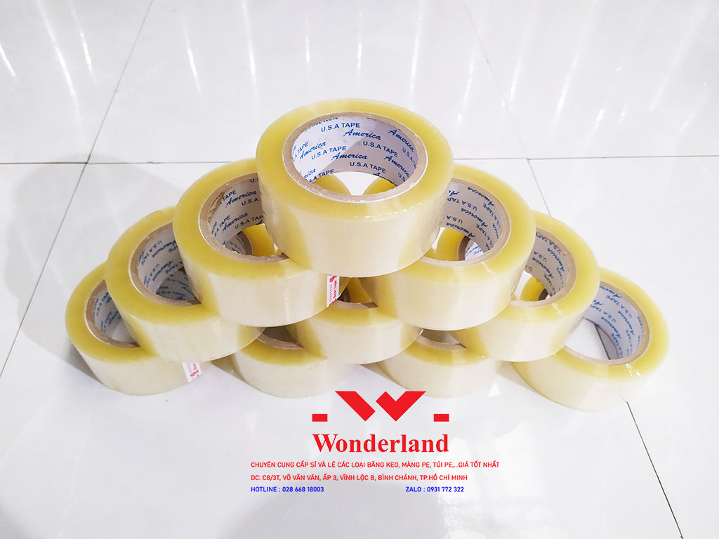 BĂNG KEO TRONG 1.9KG LÕI 7LI GIÁ SỈ TỐT NHẤT