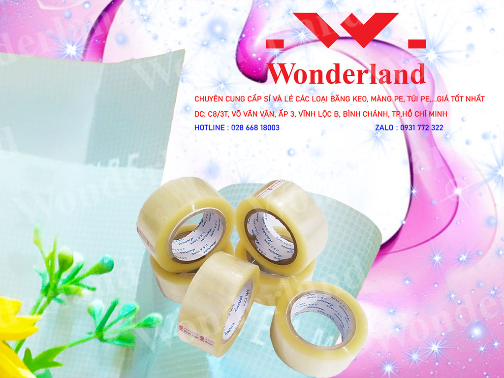 BĂNG KEO TRONG 2.2KG LÕI 5LI GIÁ SỈ TỐT NHẤT