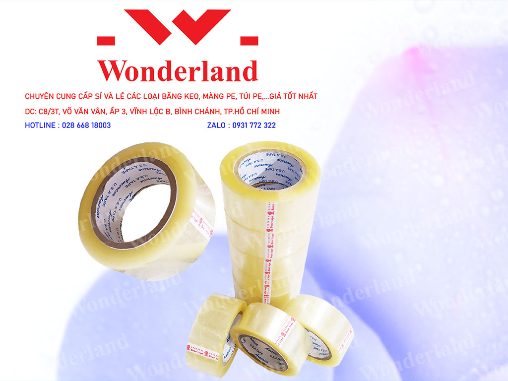 BĂNG KEO TRONG 2.3KG LÕI 7LI GIÁ SỈ TỐT NHẤT