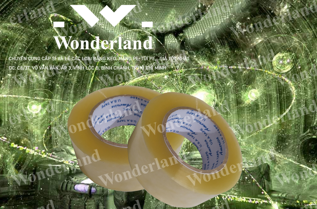 BĂNG KEO TRONG 2.6KG LÕI 5LI CHẤT LƯỢNG CAO WONDERLAND