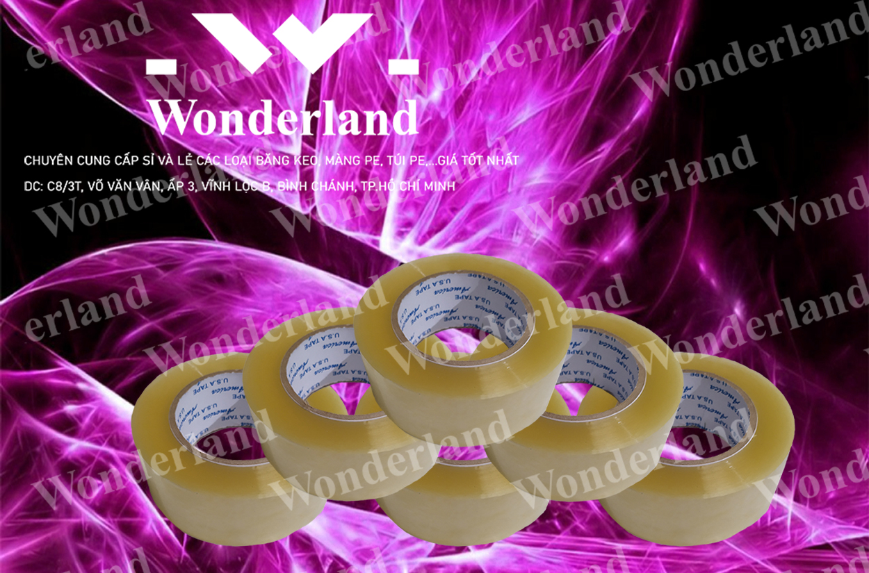 BĂNG KEO TRONG 2.8KG LÕI 7LI CHẤT LƯỢNG CAO WONDERLAND GIÁ SỈ TỐT NHẤT