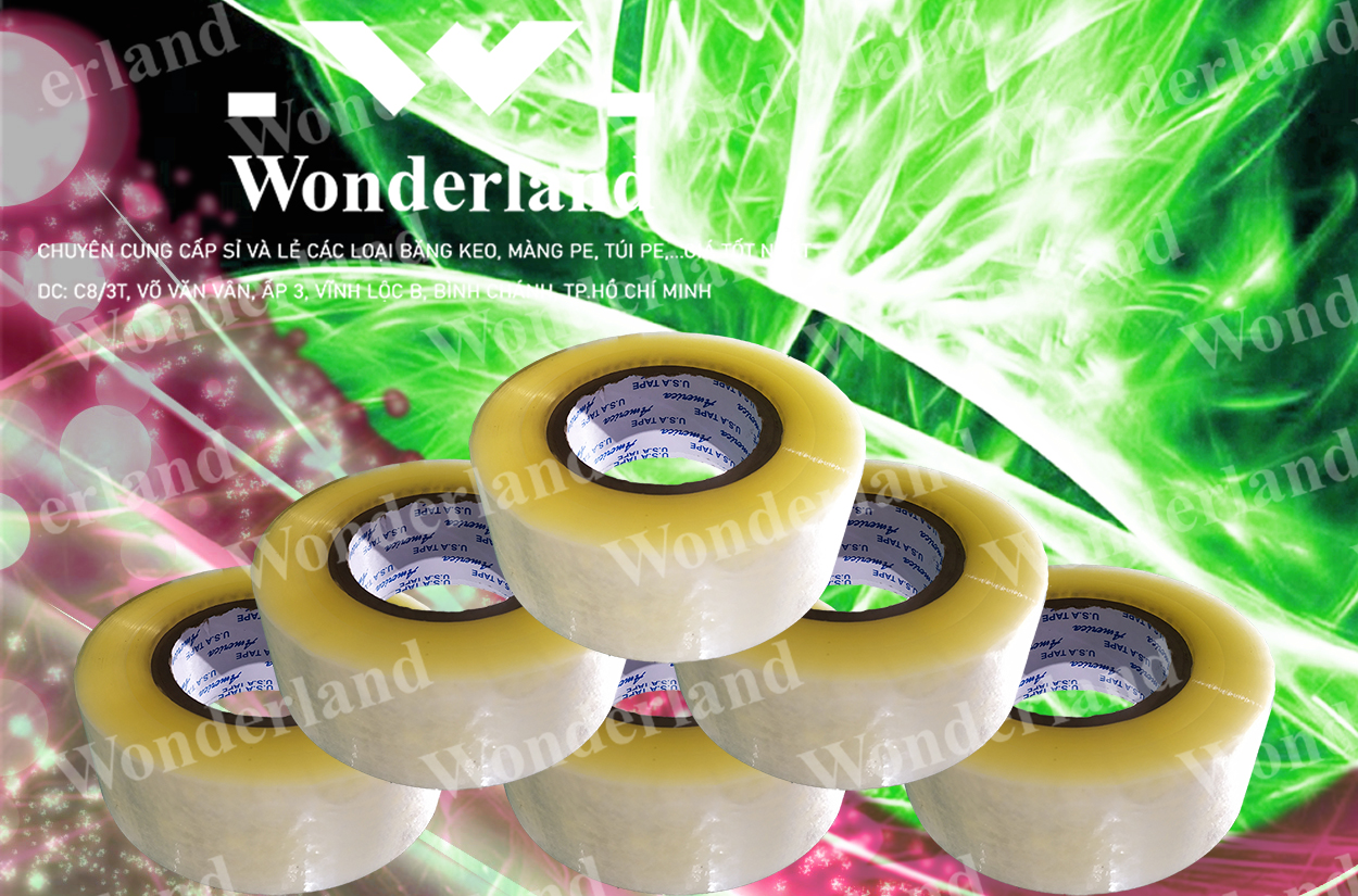 BĂNG KEO TRONG 2.9KG LÕI 7LI CHẤT LƯỢNG CAO WONDERLAND GIÁ SỈ TỐT NHẤT