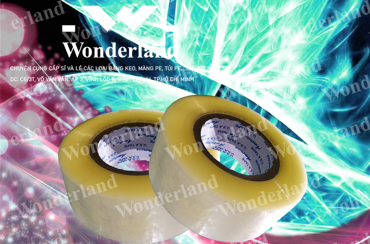 BĂNG KEO TRONG 2.9KG LÕI 7LI CHẤT LƯỢNG CAO WONDERLAND