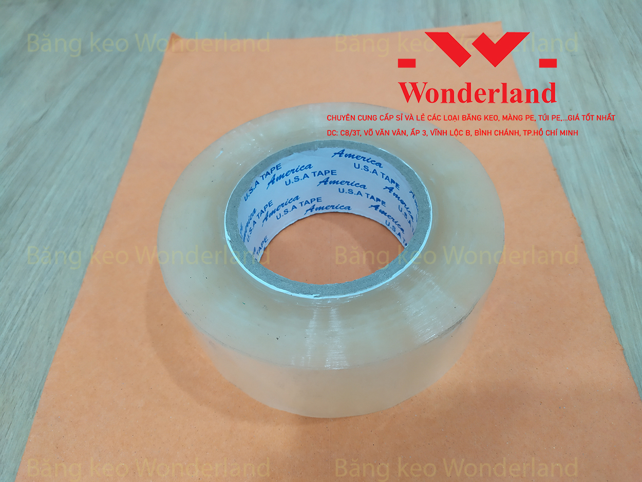 BĂNG KEO TRONG 48MM 420M WONDERLAND CHẤT LƯỢNG CAO