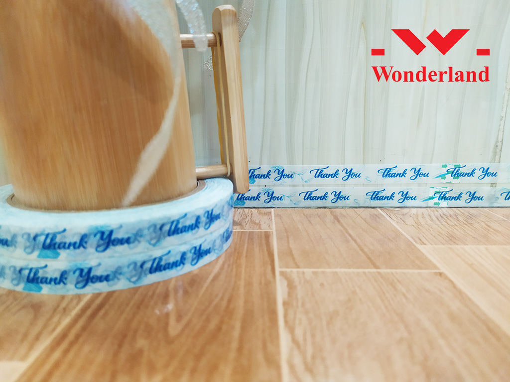 Băng keo in 12mm giá sỉ tại Wonderland