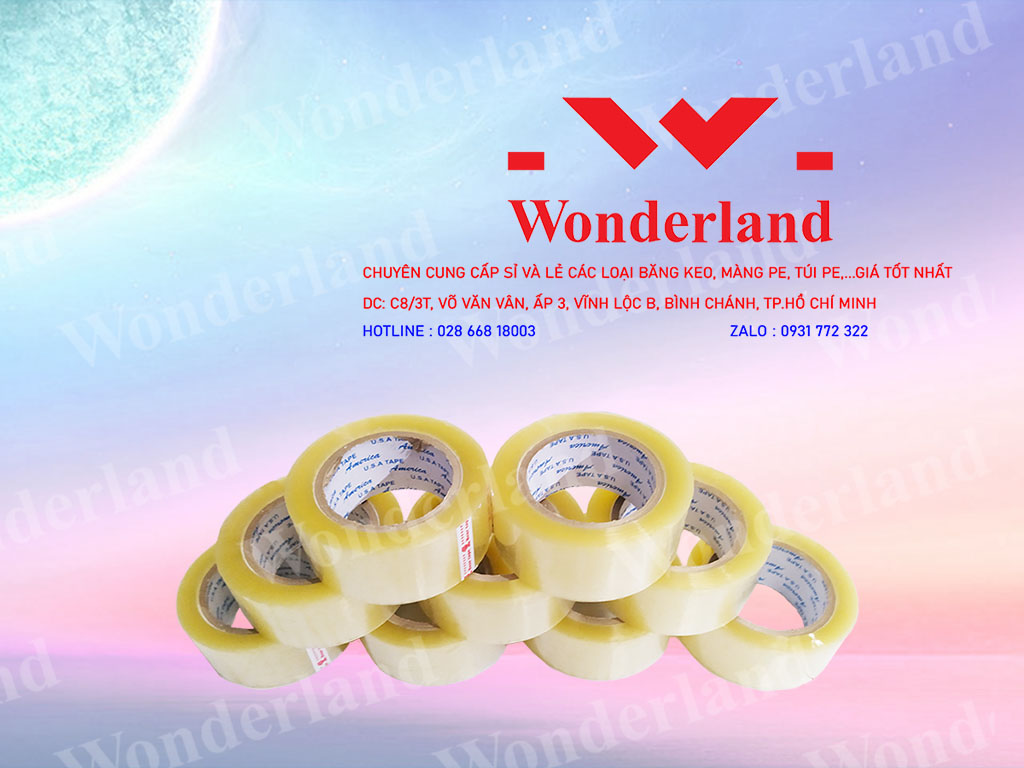 BĂNG KEO TRONG 1.3KG LÕI 5LI GIÁ SỈ TỐT NHẤT