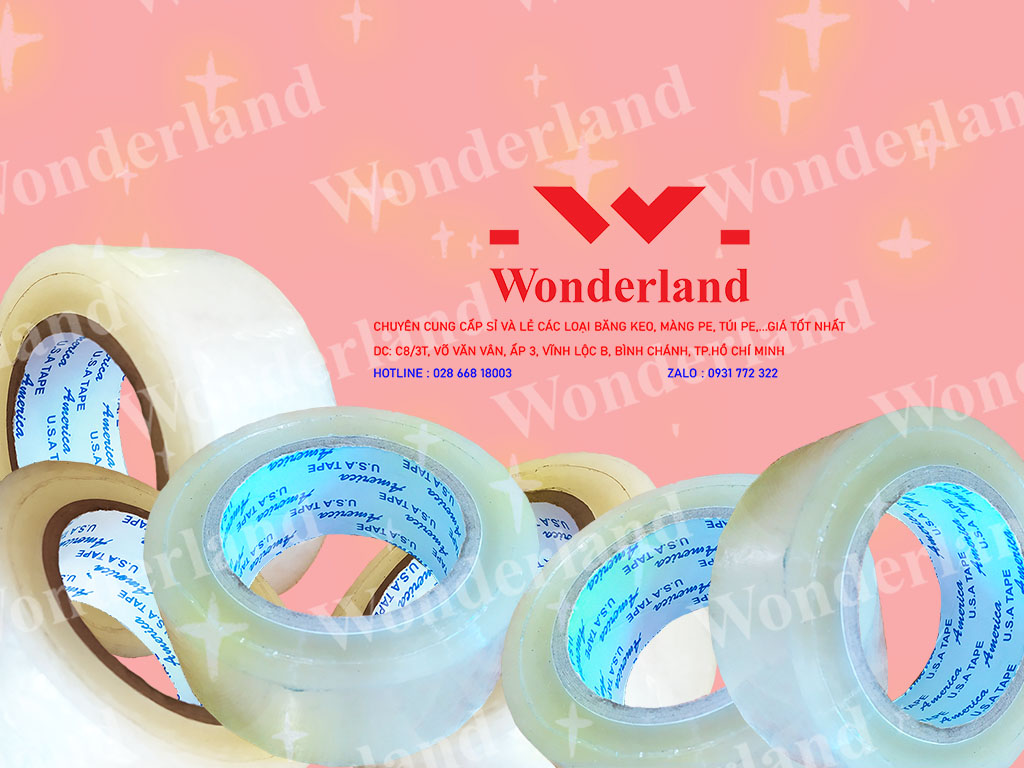 BĂNG KEO TRONG 1.8KG LÕI 7LI GIÁ RẺ