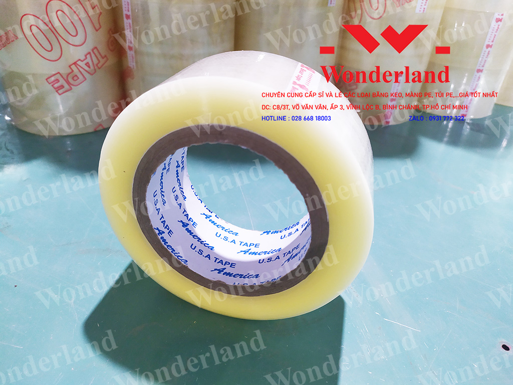 Băng keo trong 2.2kg lõi 7li giá rẻ