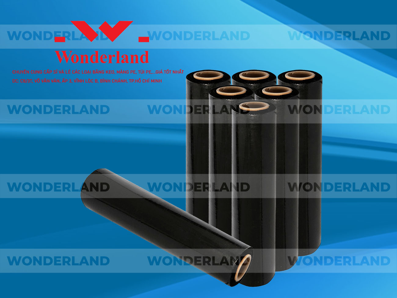 MÀNG PE ĐEN 1.2KG LÕI 200G CHẤT LƯỢNG CAO WONDERLAND GIÁ SỈ TỐT NHẤT
