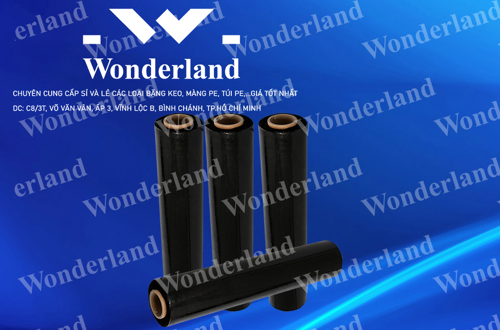 MÀNG PE ĐEN 1.6KG LÕI 200G CHẤT LƯỢNG CAO WONDERLAND