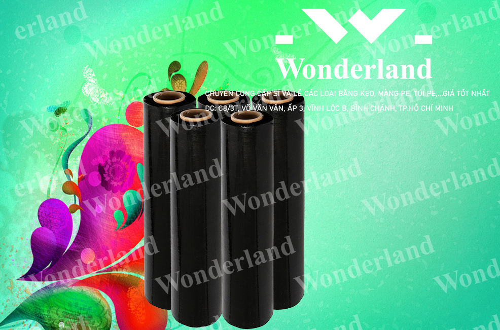 MÀNG PE ĐEN 1.7KG LÕI 200G CHẤT LƯỢNG CAO WONDERLAND