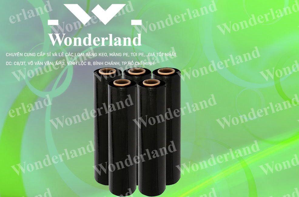 MÀNG PE ĐEN 1.8KG LÕI 200G CHẤT LƯỢNG CAO WONDERLAND